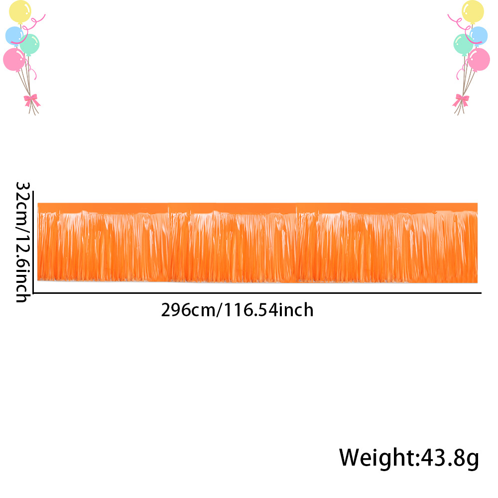 30*300cm fluorescent orange banner
