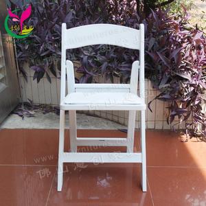 Silla de boda de resina blanca de vanguardia al por mayor silla plegable portátil y duradera de Wimbledon - Product Image 4