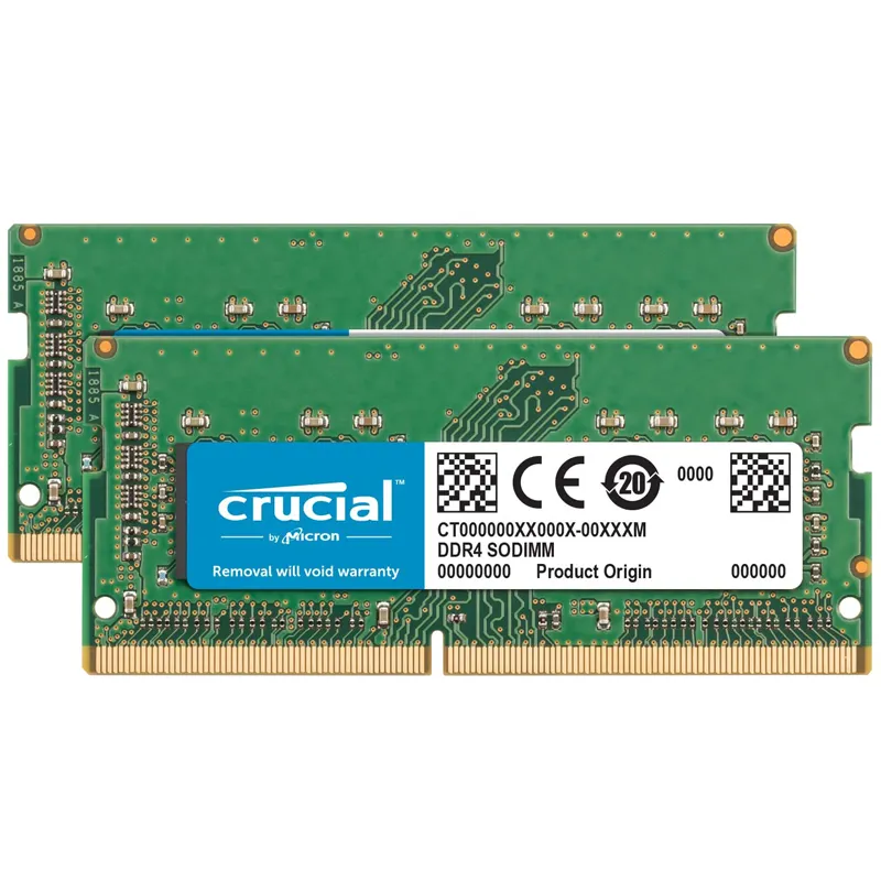 Crucial Laptop Memoria Ram Ddr4 8GB 16GB 32GB 3200mhz Notebook Ram 240pin 16 Gb 3200 Mhz Ddr 4 Ram Memory For Intel Amd
