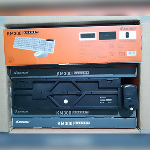 JERTECH KM300 OEM Escritorio de tamaño completo ultrafino ergonómico portátil Oficina computadora inteligente 2,4g USB teclado inalámbrico ratón Combos