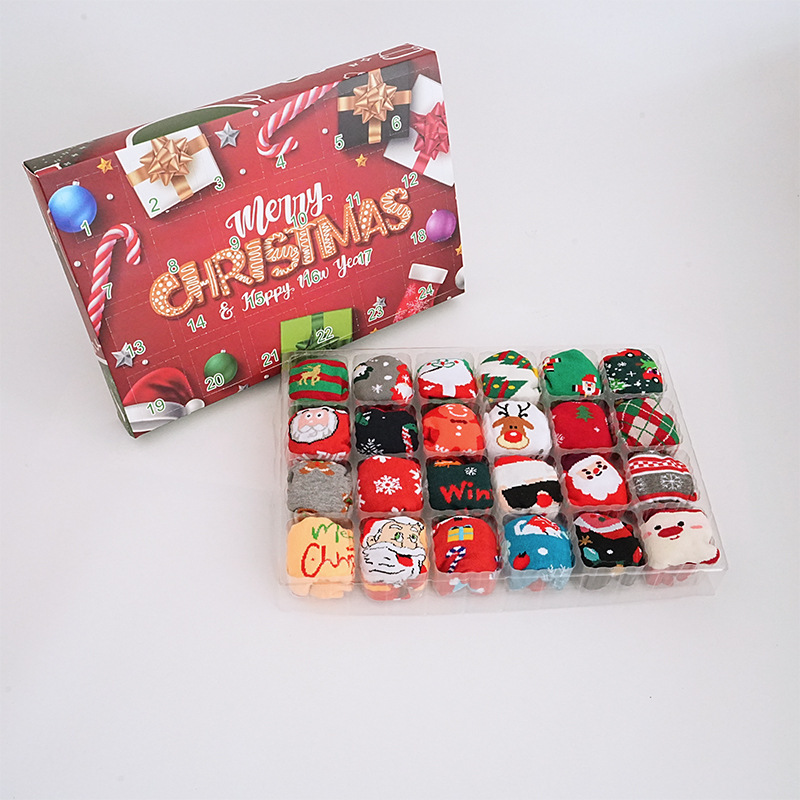 Red 12-pair christmas set-gift box