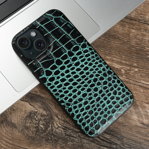 เคสหนังลายหนัง2 IN1สำหรับ iPhone 13 14 15 16 PRO MAX เคสป้องกันโทรศัพท์มือถือทำจากหนังจระเข้ - Product Image 3