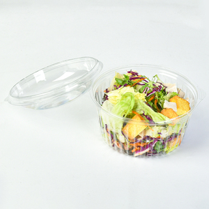 Fábrica Direta De Plástico Descartável 48oz Salada De Frutas Frescas Recipiente De Embalagem Tigela De Salada Redonda Descartável - Product Image 6