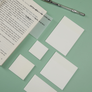 批发学生办公文具定制透明便签简单高价值便签纸 - Product Image 2