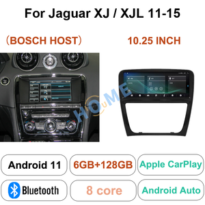 Android 11 10.25 <strong>Inch</strong> 6+128G <strong>8</strong> Core Chip <strong>Car</strong> Navigation Dvd Radio Multimedia Player <strong>GPS</strong> for Jaguar XJ XJL 2011-2018 With AC - Product Image 2
