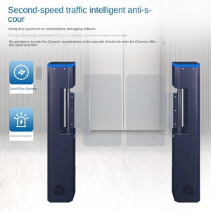 Sistema di controllo di accesso del portone di oscillazione verticale per la palestra edificio per uffici tornelli pedonali elettrici residenziali tornelli per - Product Image 1