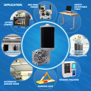 Custom 88Mm Electric High Torque <strong>500W</strong> <strong>Dc</strong> High Torque Worm Gear <strong>Motor</strong> <strong>12V</strong> for Smart Equipment