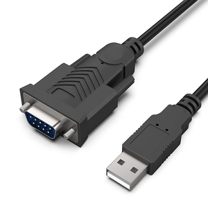 Prolific Chipset <strong>USB</strong> Serial Adapter <strong>RS</strong>-<strong>232</strong> Male DB9 9-Pin 1.8M Cable for Windows 108/187 &amp; Mac OS X 10.6 Above Computer Use - Product Image 1