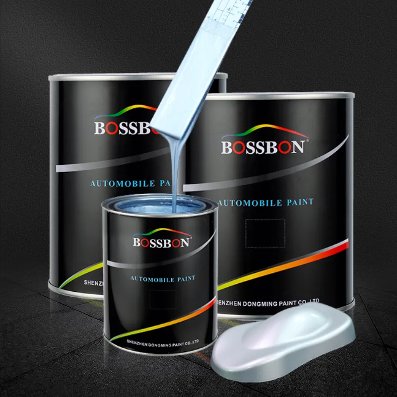 Refinishing Paint Color With Mixing Formula Chart 1k Solid Color Ceramic Coating Mixed Paint Medium Coarse Silver