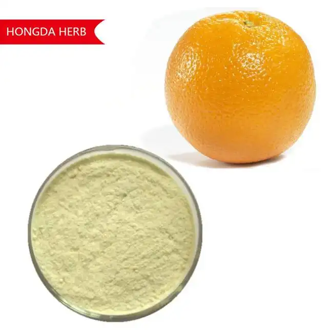 Hongda Factory Supply polvere di concentrato di succo d'arancia in polvere di sapore di arancia biologico naturale