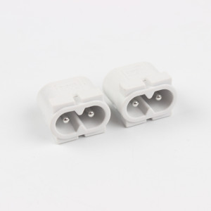 ขั้วต่อซ็อกเก็ต2A พร้อมปลั๊ก2-Hole 2-Pin 8-Shape DB-8ไฟ AC แบบฝังตัว C8ปลั๊กไฟ - Product Image 3