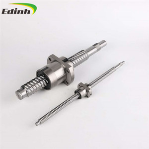 Yüksek hassasiyetli SFU vidalı Screw SFU1605 SFU1605 1610 Cnc makinesi 2010 C5 C7 vidalı 10mm Ballscrew SFUR SFK için - Product Image 3