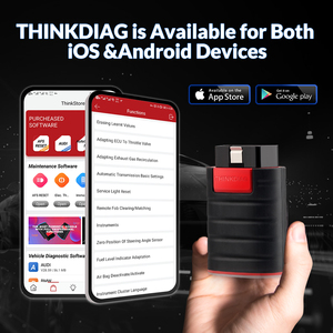 Thinkdiag Sistema completo Todo el software 1 año gratis OBD2 Herramienta de diagnóstico 16 Servicios de reinicio Lector de código automático Herramienta de escaneo bidireccional