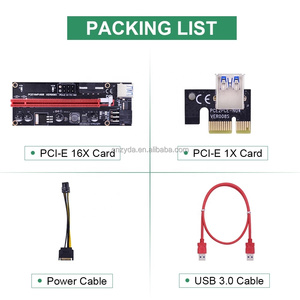 PCI-E提升板009S 16X扩展器PCIE提升板6针USB 3.0电缆显卡扩展电缆GPU提升板适配器 - Product Image 3