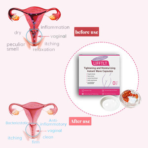 Gel Pengencang <span class=keywords><strong>vagina</strong></span> 10 Kapsul, hidrasi <span class=keywords><strong>vagina</strong></span> dengan asam hialuronat pereda kekeringan pil pengencang <span class=keywords><strong>vagina</strong></span> perbaikan alami - Product Image 2