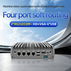 Rete Firewall Hardware J4125 a bassa potenza Quad Core 4x2.5G <span class=keywords><strong>LAN</strong></span> RS232 porta seriale DDR4 MSATA Mini <span class=keywords><strong>Computer</strong></span>