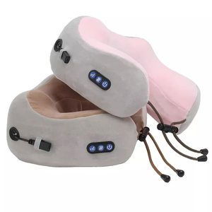 Cuscino elettrico da viaggio a forma di U memoria impastare e vibrazione collo massaggiatore - Product Image 2