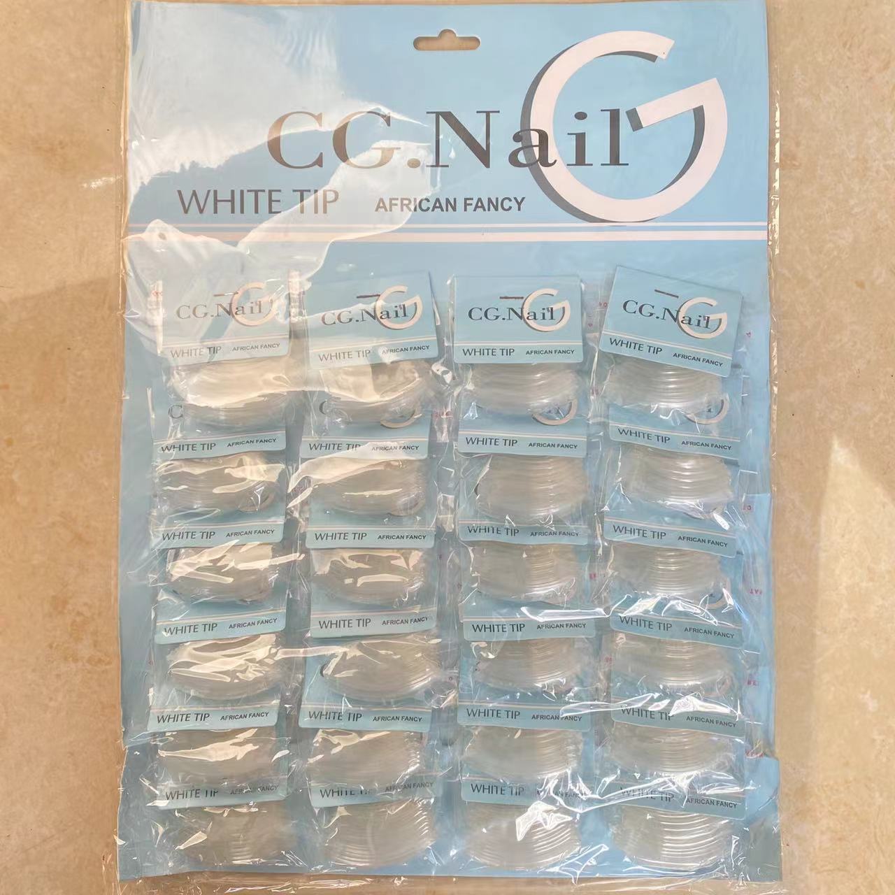 Light blue paper card transparent color