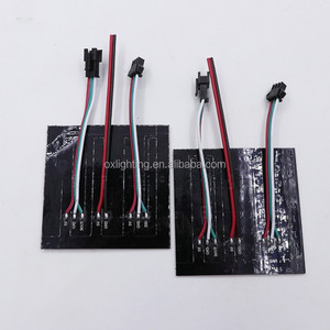 Светодиодная точечная матричная панель дисплея 16x16 8x32 8x8 Гибкая Rgb 5v WS2812B Пиксельная программируемая светодиодная точечная матрица - Product Image 5