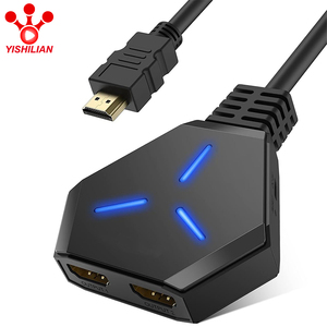 4K Ultra HD Video High Definition Multimedia <strong>Splitter</strong> 1x2, High Definition Multimedia <strong>Splitter</strong> with <strong>1</strong> <strong>Input</strong> and <strong>2</strong> <strong>Outputs</strong> - Product Image 1