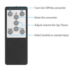 192kHz DAC Converter <strong>Digital</strong> Coaxial Toslink to Analog Stereo L/R <strong>RCA</strong> 3.5mm <strong>Audio</strong> Adapter With Remote Control for HD DVD - Product Image 3