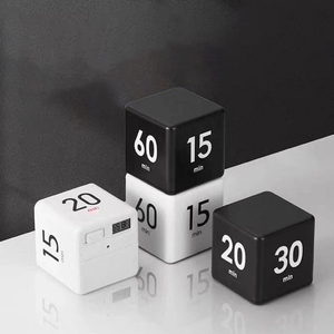 WSY75 Custom Cube Rotierender Timer Workout Produktivität Pomodoro Timer Großhandel Digital Flip Kitchen Countdown Timer für Kinder