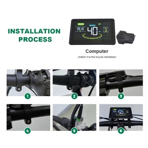 Nhà Máy Giá Xe đạp điện LCD 91F Màn hình hiển thị 36V 48V hiển thị kỹ thuật số xe đạp điện động cơ chuyển đổi <span class=keywords><strong>Kit</strong></span> điện tử - Product Image 4