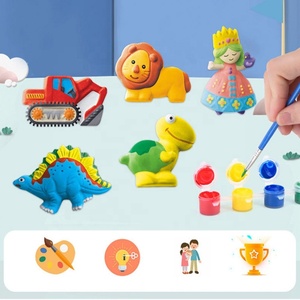 DIY ציור צעצוע גבס ציור סט חלל נושא יצירתיות גרפיטי כוכבים שמיים צביעת צעצוע טיח סט לילדים עם תבניות - Product Image 2