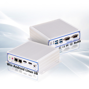Mini PC industriale Intel J1900/J4125/J6412 Fanless Computer doppia rete con DDR3 RAM SSD Hard disk vari tipi di spina - Product Image 1