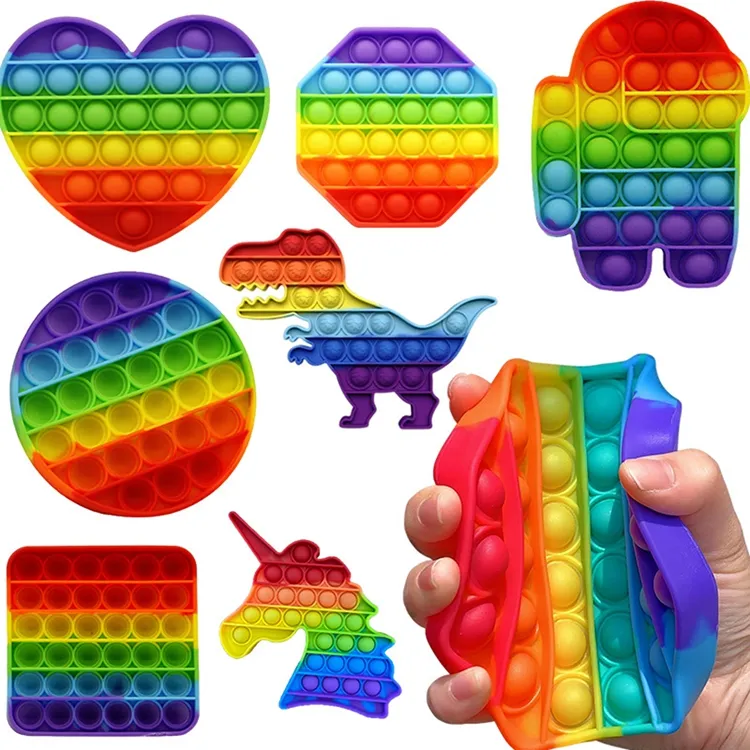 2021 자폐증 게임 버블 감각 스트레스 릴리프 키즈 푸시 버블 감각 장난감