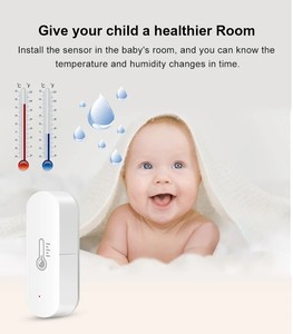 Zigbee WIFI Tuya Smart <strong>Temperature</strong> and Humidity <strong>Sensor</strong> Detector Support Voice <strong>Control</strong> Hygrometer Smart Life APP - Product Image 4
