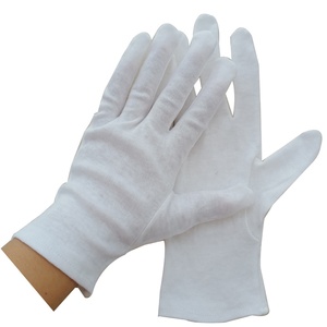 Pamuk eldivenler kabartmalı mason Guard Parade yürüyen gerilebilir üç telli üç ışınlı elastik tasarım ter emici - Product Image 6