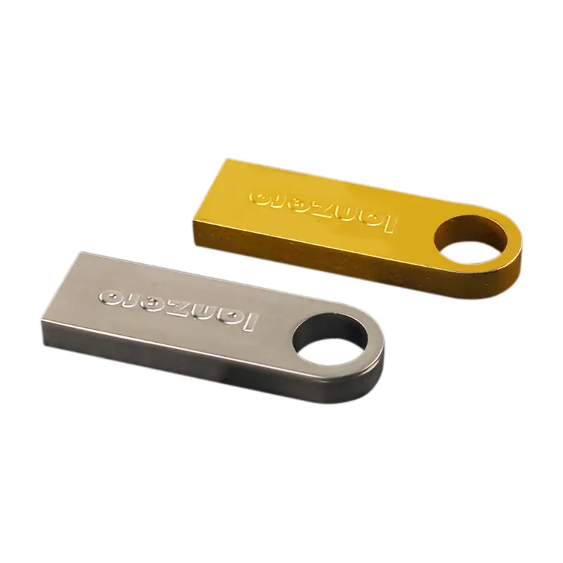 Unidad flash mini USB de Metal, Pendrive 128, 64, 32, 16, 8 y 4GB, Memoria Flash USB personalizada