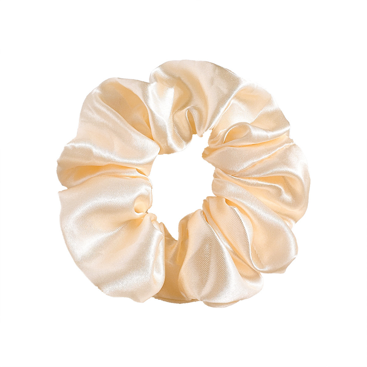 Beige oversized hoop