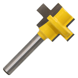 2 adet 6mm 1/4 "8mm 12mm 1/2 Shank flüt ve boncuk yönlendirici Bit ark ahşap T şekilli zıvana bit planya Set freze ahşap için kesici - Product Image 5