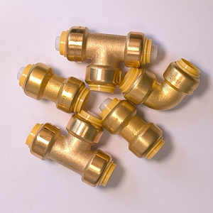 Sanitary Brass Plumbing Shark Bite Push Fittings <strong>1</strong>/2&quot; <strong>Coupling</strong> Lead Free Quick Connect Sharkbite Pex Push Fit in Fittings