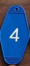 blue No.4 with keyring