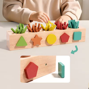 子供のための数学のおもちゃの操作就学前の数学とモンテッソーリの就学前の学習おもちゃのためのカウントスティックを備えた幼児の数学のおもちゃ - Product Image 3