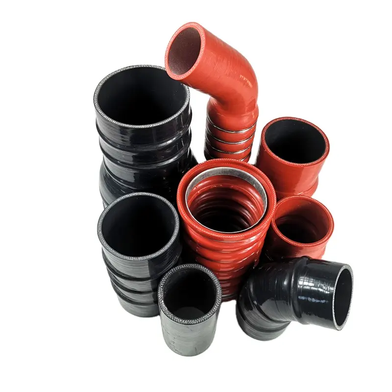 Mangueira de silicone para superfície suave, pode produzir o diâmetro interno de 4-300mm, cor, pode ser personalizada, mangueira geral