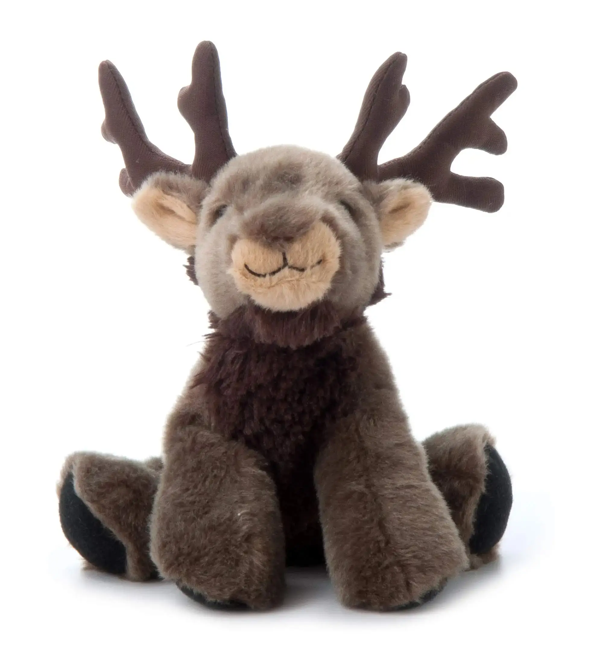 The Petting Zoo Elk Stuffed Animal Plushie OEM/ODM Gifts for Kids Wild One Zoo Animals High Quality Elk Plush Toy 9 Inches