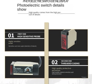 Sensor fotoeléctrico de reflexión difusa DC AC universal, interruptor infrarrojo, sensores ópticos de la E3JK-DS30M1 - Product Image 2