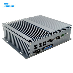 Industrial AI IoT Edge Gateway Inspección visual 4 LAN Red DE SEGURIDAD Intel I3 I5 I7 Caja de aluminio Computadora - Product Image 4