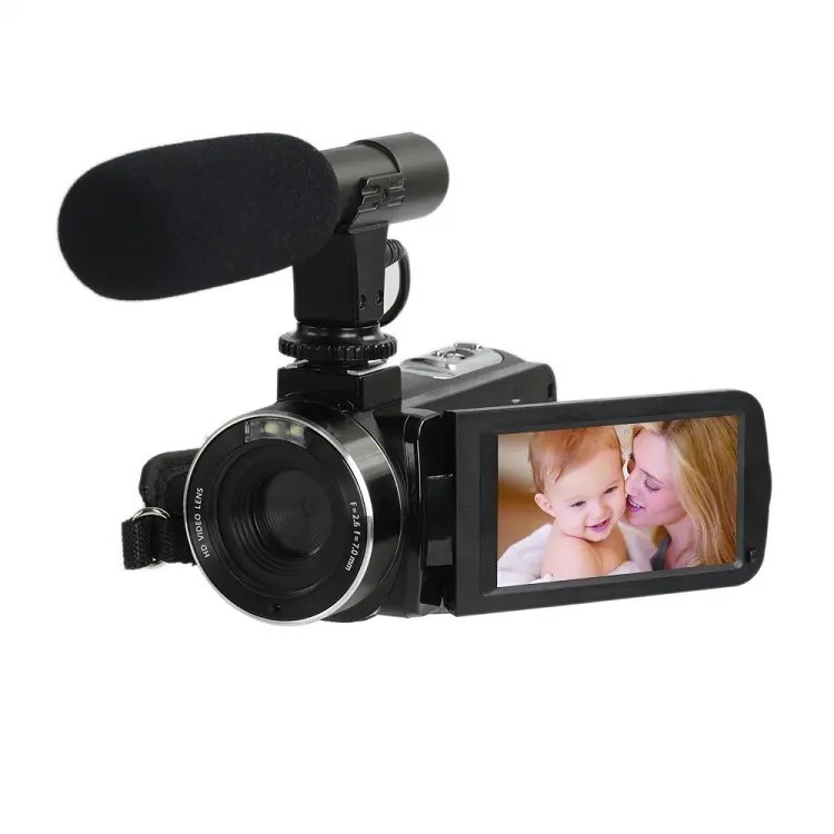 24 MP 3,0 Zoll Touchscreen 2,7 K FHD1080P Digital Recorder 16x Digital Zoom professionelle Camcorder-Video Kamera