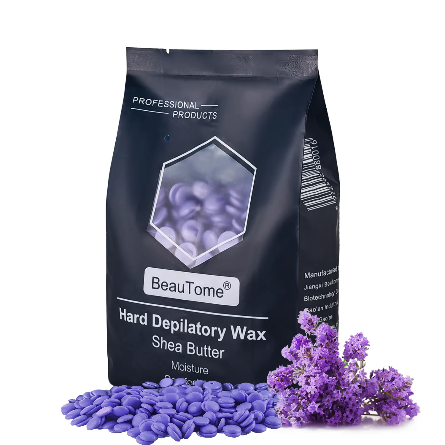 Beautome Depilatory Wax 500 กรัมถั่วขี้ผึ้งสำหรับขา