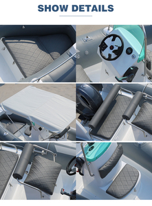 CE sertifikalı yeni Hovercraft şişme bot kano Barche Drifting de kaburga sürüklenen balıkçılık kürek göl yapımı fiberglas <span class=keywords><strong>PVC</strong></span> dıştan