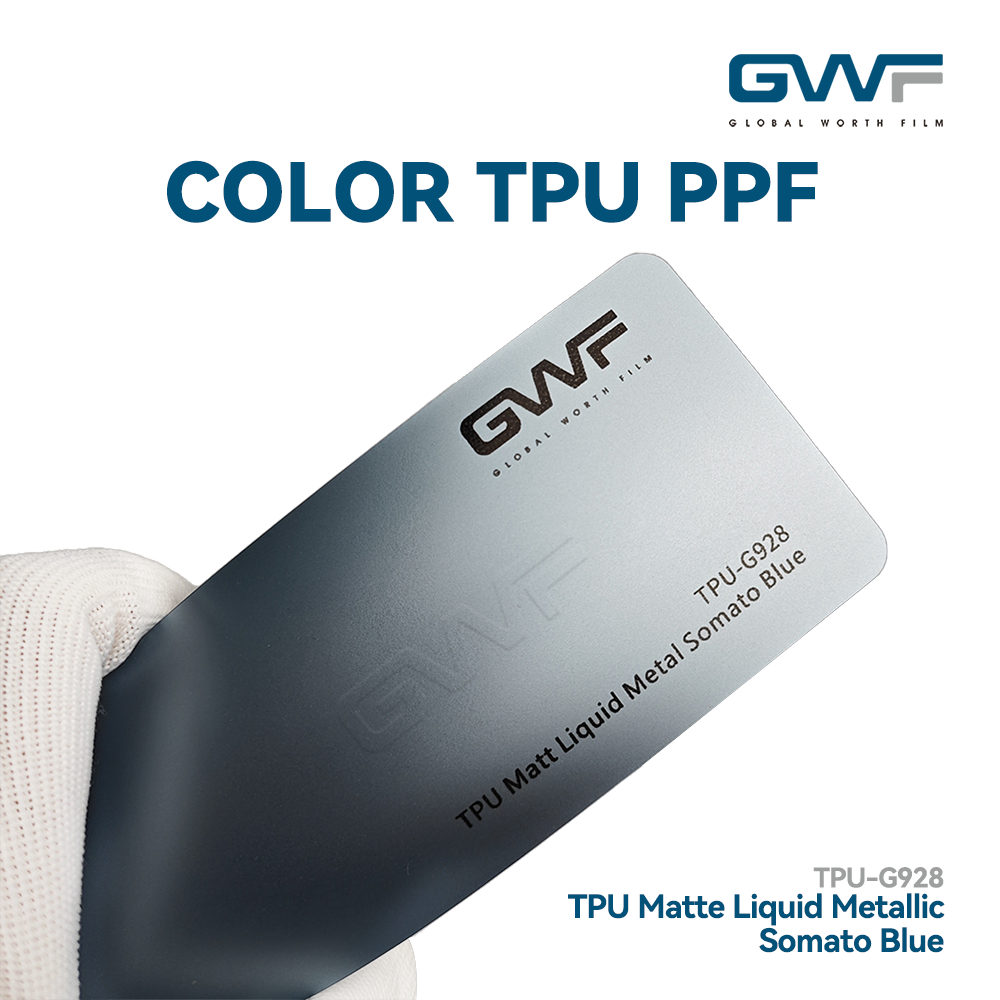 TPU Mate Líquido Azul Somato Metálico