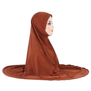 Yetişkinler yüksek kalite büyük boy müslüman başörtüsü eşarp islam Headwrap <span class=keywords><strong>Amira</strong></span> başörtüsü XDH321 üzerinde çekin