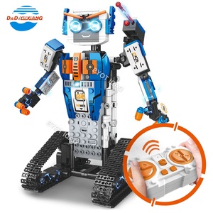 Technische Programmierung Fernbedienung Roboter Ziegel Spielzeug, Kreative Bausteine Stadt Interaktives Intelligentes Block roboter Spielzeug