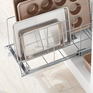 Thanh Trượt Kéo Dài Toàn Bộ Ngăn Kéo Tủ Đồ Kim Loại Giỏ Dây Kéo Ra Móc Thép Thanh Kéo Ngăn Kéo - Product Image 4