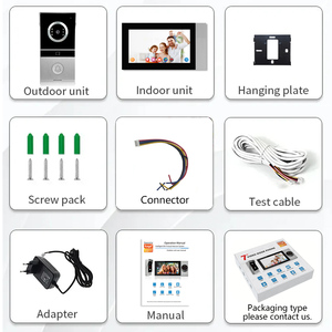 Tuya Smart App Control remoto Tarjeta de Identificación desbloqueo grabación Smart Wifi Video puerta teléfono timbre sistema de intercomunicación para Villa - Product Image 6